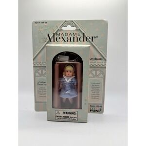 Vtg Madame Alexander Doll KEYCHAIN Ring Alice in wonderland 3" 2002